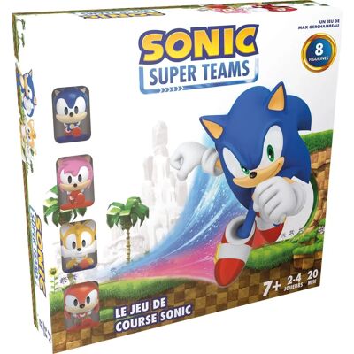 Juego de mesa Asmodee Sonic Super Teams - Carrera familiar - 8+ años Juego de mesa Asmodee Sonic Super Teams - Carrera familiar - 8+ años