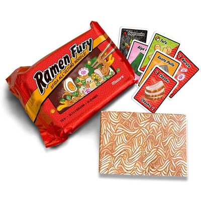 Asmodee Ramen Fury Jeu de Cartes - Édition Italienne - Publicité Asmodee Ramen Fury Jeu de Cartes - Édition Italienne - Publicité