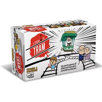 Asmodee Il Trauma del Tram - Moraliska Dilemman Kortspel Asmodee Il Trauma del Tram - Moraliska Dilemman Kortspel
