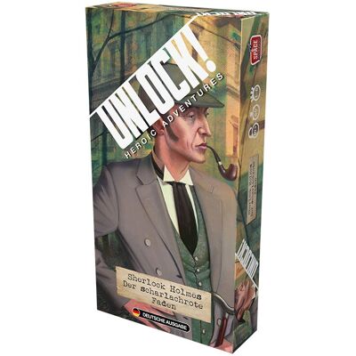 Asmodee Space Cowboys Unlock! Sherlock Holmes Faden - Brettspiel Asmodee Space Cowboys Unlock! Sherlock Holmes Faden - Brettspiel