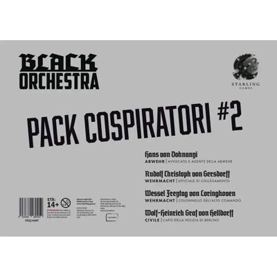 Starling Games Black Orchestra Pack Cospiradores 2 - Juego de mesa Starling Games Black Orchestra Pack Cospiradores 2 - Juego de mesa