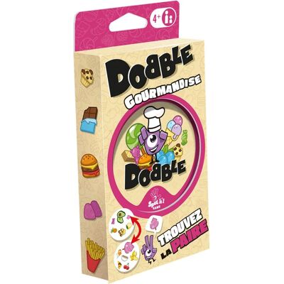 Asmodee Dobble Gourmandise Eco - Gioco di Carte Familiare Asmodee Dobble Gourmandise Eco - Gioco di Carte Familiare