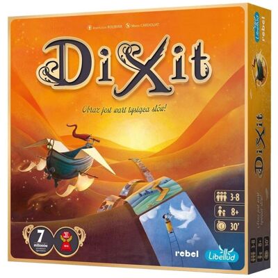 Rebel Dixit - Gra rodzinna - Kreatywne opowiadanie historii dla 3-6 graczy Rebel Dixit - Gra rodzinna - Kreatywne opowiadanie historii dla 3-6 graczy