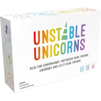 Asmodee Unstable Unicorns Tábla játék - Gyűjthető varázskártyák Asmodee Unstable Unicorns Tábla játék - Gyűjthető varázskártyák