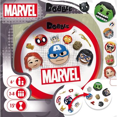 Asmodee Dobble Marvel Emoji - Brettspiel - Kartenspiel - Geschwindigkeit & Beobachtung Asmodee Dobble Marvel Emoji - Brettspiel - Kartenspiel - Geschwindigkeit & Beobachtung