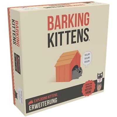 Asmodée Exploding Kittens Szczekające Kociaki - Gra karciana Asmodée Exploding Kittens Szczekające Kociaki - Gra karciana