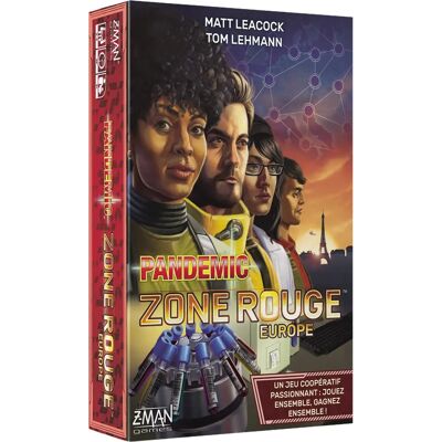 Z-Man Games Pandemic Zone Rouge Europe - Jeu de Société - Publicité Z-Man Games Pandemic Zone Rouge Europe - Jeu de Société - Publicité