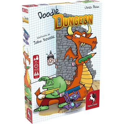 Pegasus Spiele Doodle Dungeon - Costruisci e difendi il tuo dungeon - Gioco da tavolo Pegasus Spiele Doodle Dungeon - Costruisci e difendi il tuo dungeon - Gioco da tavolo