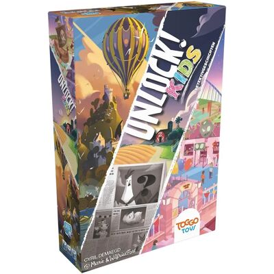 Asmodee Unlock! Kids Jeu de Cartes - Histoires de Détectives - Jeu Coopératif Familial Asmodee Unlock! Kids Jeu de Cartes - Histoires de Détectives - Jeu Coopératif Familial