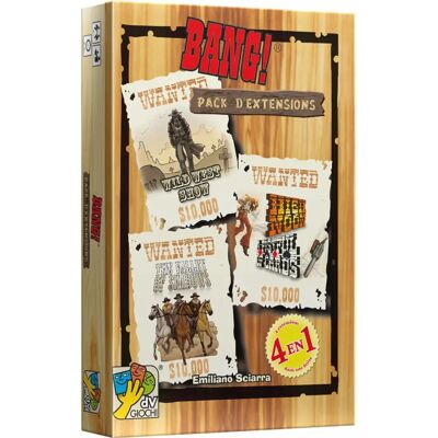 dV Giochi Bang! Pack d’Extensions - Jeu de Société dV Giochi Bang! Pack d’Extensions - Jeu de Société