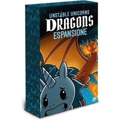 Asmodee Unstable Unicorns - Smoki Rozszerzenie - Gra Planszowa Asmodee Unstable Unicorns - Smoki Rozszerzenie - Gra Planszowa