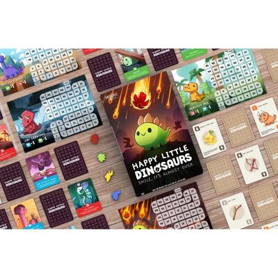 TeeTurtle Petits Dinosaure Heureux Jeu de Société - Amusement Éducatif TeeTurtle Petits Dinosaure Heureux Jeu de Société - Amusement Éducatif