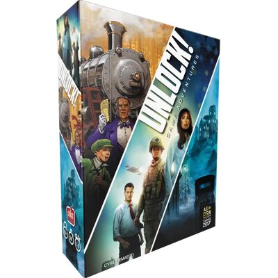 Asmodee Unlock! Aventuras de Juego - Juego de mesa para 10+, 2-6 jugadores, 60 min Asmodee Unlock! Aventuras de Juego - Juego de mesa para 10+, 2-6 jugadores, 60 min
