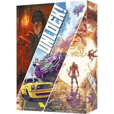 Asmodee Unlock! Aventures Légendaires - Jeu de Société Coopératif - Publicité Asmodee Unlock! Aventures Légendaires - Jeu de Société Coopératif - Publicité