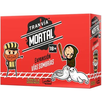 Expansión Deadly Tram de Asmodee - Cartas de Humor Negro Expansión Deadly Tram de Asmodee - Cartas de Humor Negro