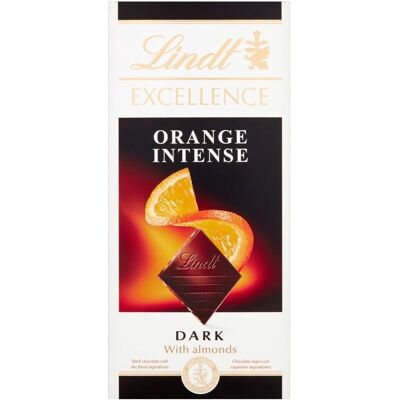 Lindt - Excellence Dark Orange - 100 g - Chocolate Bar Lindt - Excellence Dark Orange - 100 g - Chocolate Bar