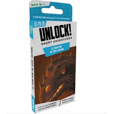 Asmodee Unlock! Courtes Aventures - Le Donjon de Doo-arann - Jeu de société Asmodee Unlock! Courtes Aventures - Le Donjon de Doo-arann - Jeu de société