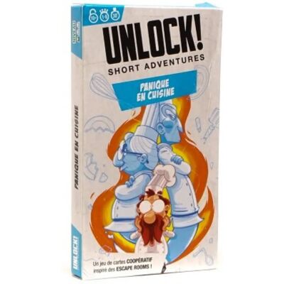 Space Cowboys Unlock! Courtes Aventures - Panique en Cuisine - Jeu de société Space Cowboys Unlock! Courtes Aventures - Panique en Cuisine - Jeu de société