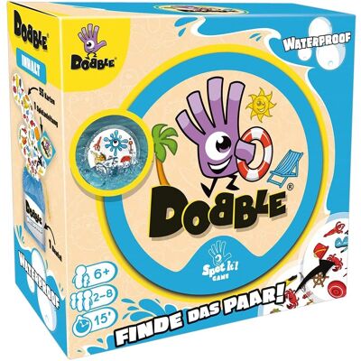 Asmodee GmbH Dobble Waterproof - 13,1 x 13,1 x 7,5 cm - Kartenspiel Asmodee GmbH Dobble Waterproof - 13,1 x 13,1 x 7,5 cm - Kartenspiel