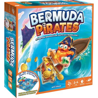 Asmodee Bermuda Pirates - Juego de acción magnético para 2-4 - 7 años y más Asmodee Bermuda Pirates - Juego de acción magnético para 2-4 - 7 años y más