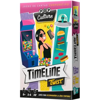 Asmodee Timeline Twist Popcultuur Bordspel Asmodee Timeline Twist Popcultuur Bordspel