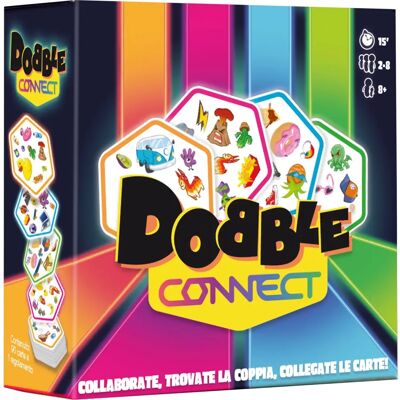 Zygomatic Dobble Connect - Jeu de société - Jeu de mémoire rapide pour 2-8 joueurs - Publicité Zygomatic Dobble Connect - Jeu de société - Jeu de mémoire rapide pour 2-8 joueurs - Publicité