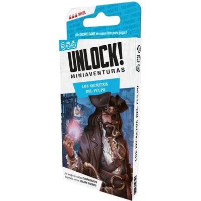 Asmodee Unlock! Mini Octopusens Hemligheter Asmodee Unlock! Mini Octopusens Hemligheter
