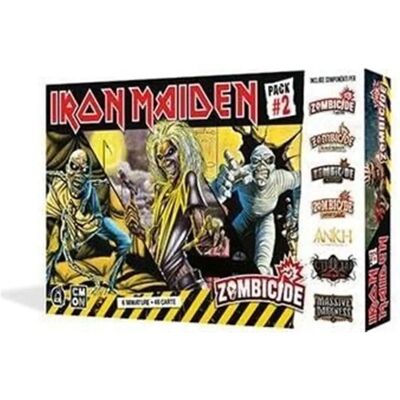 CMON Iron Maiden Pack 2 - Extension Zombicide - Publicité CMON Iron Maiden Pack 2 - Extension Zombicide - Publicité