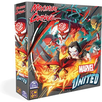Asmodée Marvel United - Maximum Carnage - Kiegészítő Marvel Unitedhez Asmodée Marvel United - Maximum Carnage - Kiegészítő Marvel Unitedhez