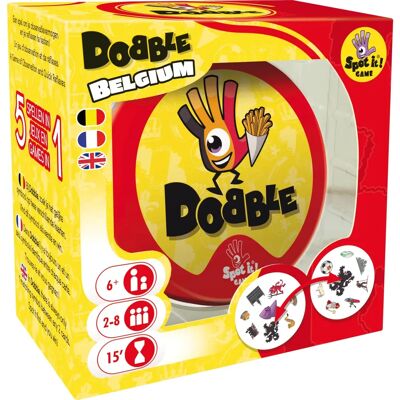 Dobble Belgium - MNS Brettspiel - Beobachtungsspiel - Familienspass Dobble Belgium - MNS Brettspiel - Beobachtungsspiel - Familienspass