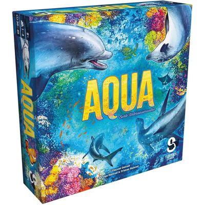 Asmodée SIDD0001 - Aqua: Mondes Sous-Marins - Jeu de Plateau - Publicité Asmodée SIDD0001 - Aqua: Mondes Sous-Marins - Jeu de Plateau - Publicité