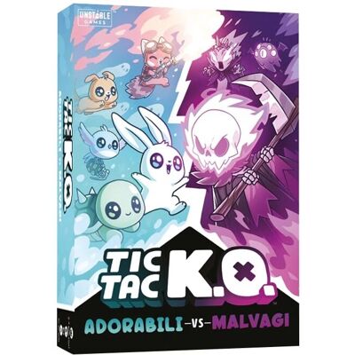 TIC TAC K.O. - Süß vs. Böse - Brettspiel TIC TAC K.O. - Süß vs. Böse - Brettspiel