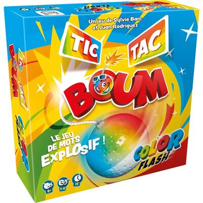 Jeu de cartes Asmodee - Tic Tac Boum Color Flash - Jeu de fête amusant - Publicité Jeu de cartes Asmodee - Tic Tac Boum Color Flash - Jeu de fête amusant - Publicité
