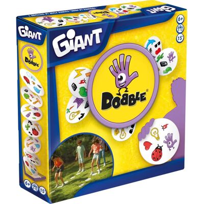 Asmodee Dobble Gigantyczny - Gra imprezowa - Zabawa wieloosobowa - Szybka rozgrywka - Gra planszowa Asmodee Dobble Gigantyczny - Gra imprezowa - Zabawa wieloosobowa - Szybka rozgrywka - Gra planszowa