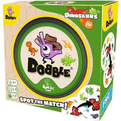 Zygomatic Dobble Dinosaurs - Jeu Familial, Multilingue - Publicité Zygomatic Dobble Dinosaurs - Jeu Familial, Multilingue - Publicité