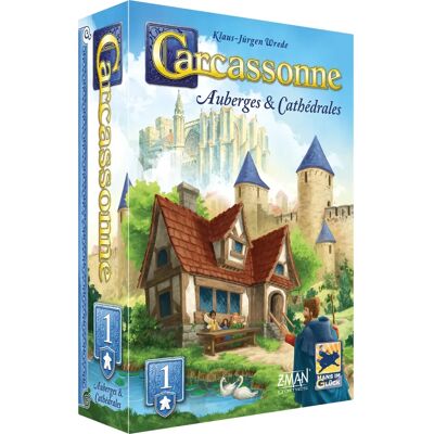 Asmodee Carcassonne - Auberges et Cathédrales - Jeu de stratégie Asmodee Carcassonne - Auberges et Cathédrales - Jeu de stratégie