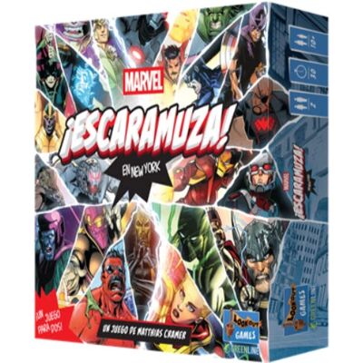 Asmodee LOG0154ES - Jeu de société Marvel Escaramuza - 30 min Asmodee LOG0154ES - Jeu de société Marvel Escaramuza - 30 min