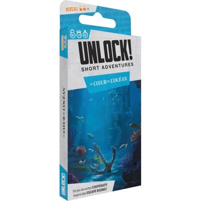 Space Cowboys Unlock! Aventure courte - Le Coeur de l'Océan - Jeu de société Space Cowboys Unlock! Aventure courte - Le Coeur de l'Océan - Jeu de société