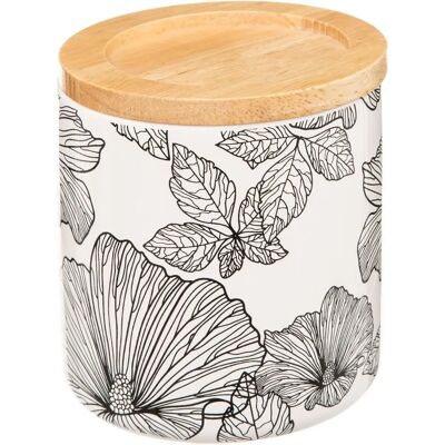 Vase en céramique FIVE - Coton et noir et blanc - Décoration salle de bain - Publicité Vase en céramique FIVE - Coton et noir et blanc - Décoration salle de bain - Publicité
