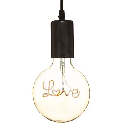 Ampoule LED Ambre Love - Décorative E27 Lampe - Publicité Ampoule LED Ambre Love - Décorative E27 Lampe - Publicité