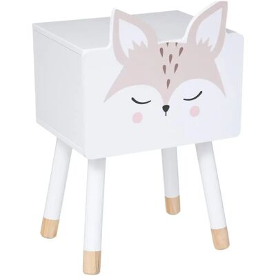 Atmosphera Nachttisch Fuchs - Kindernachtisch mit Schublade und Stauraum Atmosphera Nachttisch Fuchs - Kindernachtisch mit Schublade und Stauraum