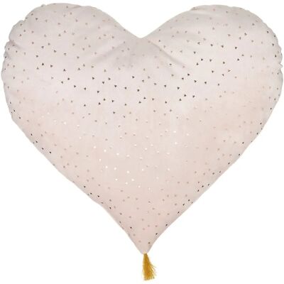 Atmosphera Herz-Kissen - Rosa weiches Plüschkissen für Kinder - 40x45cm Atmosphera Herz-Kissen - Rosa weiches Plüschkissen für Kinder - 40x45cm