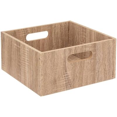 5FIVE - Boîte de rangement en bois 31x15 cm - Boîte de rangement 5FIVE - Boîte de rangement en bois 31x15 cm - Boîte de rangement