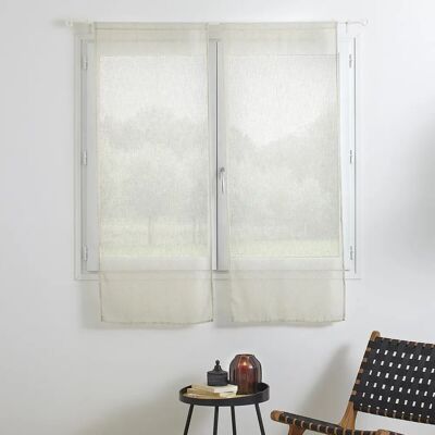 Atmosphera 185242C Linen Effect Curtains - 60x160 cm - Kitchen & Living Atmosphera 185242C Linen Effect Curtains - 60x160 cm - Kitchen & Living