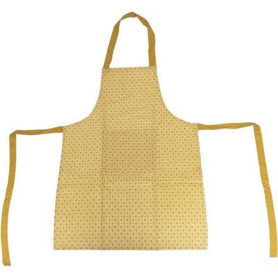 Atmosphera Paty jaune moutarde 60x80 cm coton Tablier - Publicité Atmosphera Paty jaune moutarde 60x80 cm coton Tablier - Publicité
