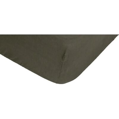 Atmosphera Drap-housse Kaki en Lin lavé - Linge de lit - Publicité Atmosphera Drap-housse Kaki en Lin lavé - Linge de lit - Publicité