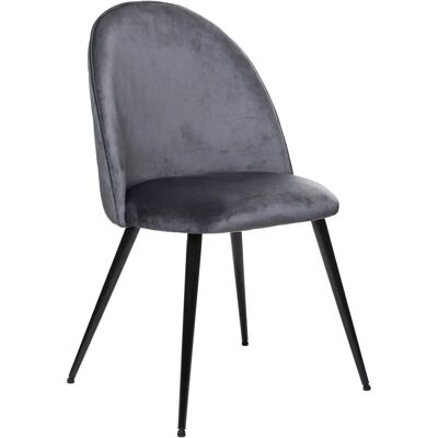 Atmosphera Slano Graue Samtlegehocke - Moderner Vintage-Look Atmosphera Slano Graue Samtlegehocke - Moderner Vintage-Look