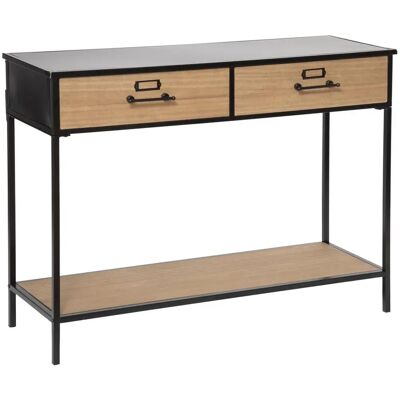 Consolle Atmosphera 2 cassetti - Legno naturale - 112 cm - Consolle Consolle Atmosphera 2 cassetti - Legno naturale - 112 cm - Consolle