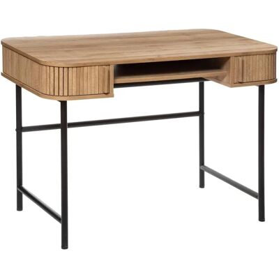 Escritorio Beige Colva de Atmosphera - Efecto Madera - Dos Puertas Escritorio Beige Colva de Atmosphera - Efecto Madera - Dos Puertas