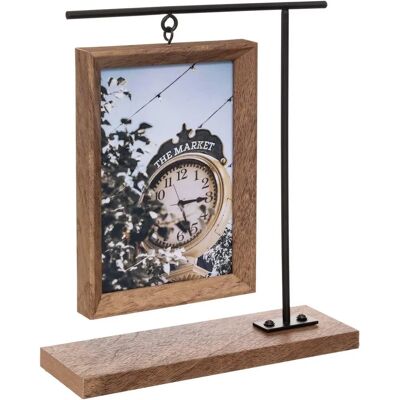 Atmosphera Holz-Hängfotorahmen - Vintage Stil - 10x15 cm - Bilderrahmen Atmosphera Holz-Hängfotorahmen - Vintage Stil - 10x15 cm - Bilderrahmen